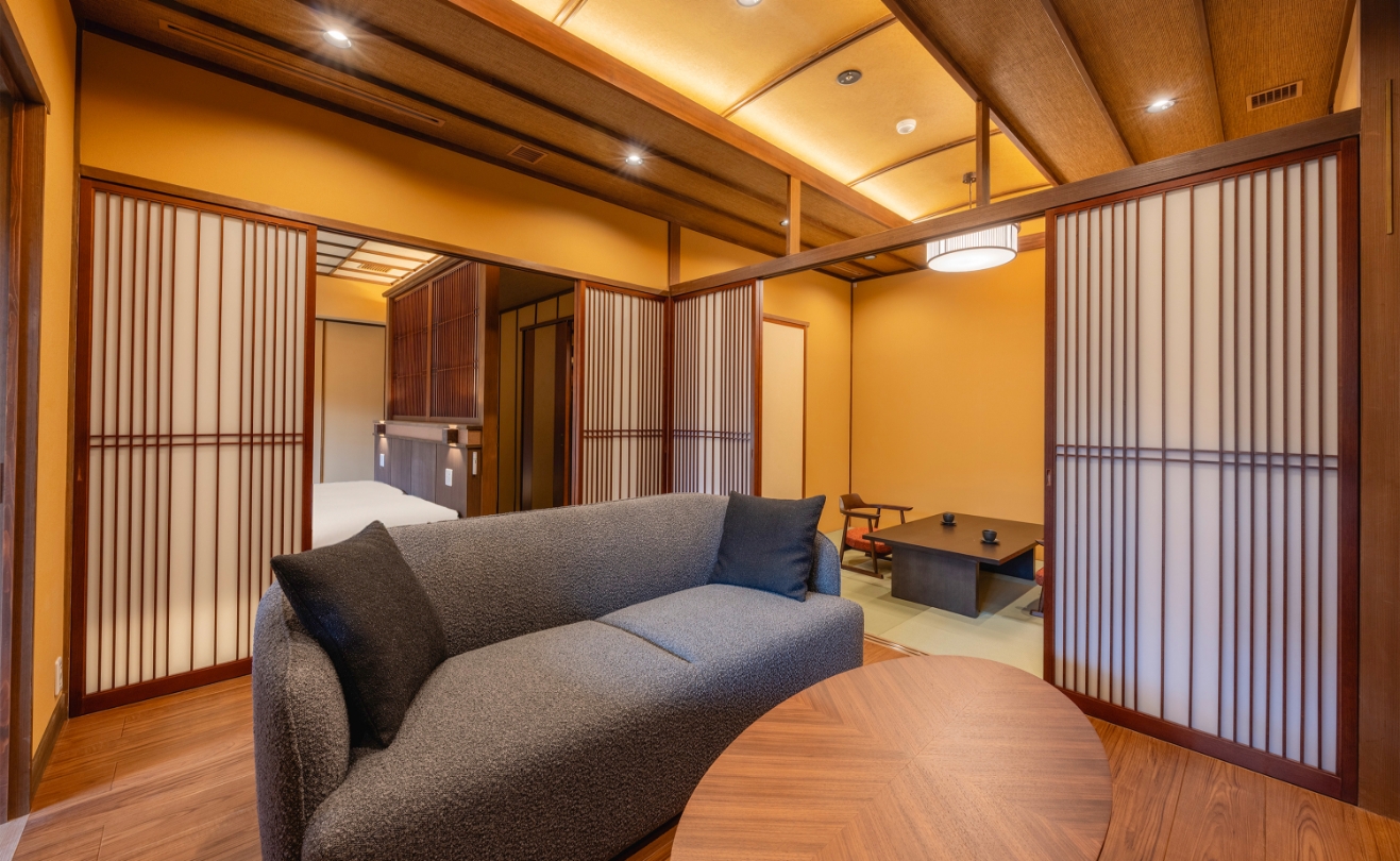 和モダンスイートで過ごす極上のひととき